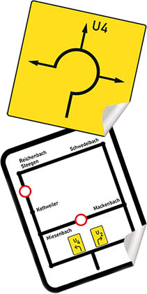 Druckerei reflektierende Folien Straßenverkehr Rascheid günstig Druck reflektierende Folie Güteverkehrszeichen Rascheid Wegweiser Rascheid Verkehrszeichen Rascheid Umleitung DIN 67520 DIN 6171 RAL