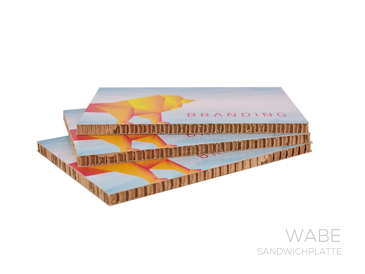Ausstellungswand aus Wabenplatte Lügde