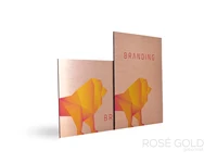 Werbeschild Aluminiumverbundplatten rosegold online bestellen Sinsheim